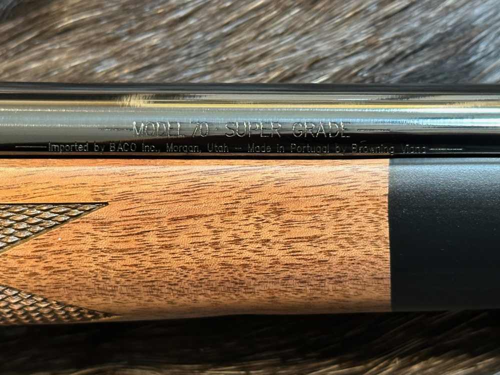 WINCHESTER MODEL 70 SUPER GRADE 264 WIN MAG 26" GOOD WOOD, FREE SAFARI-img-6