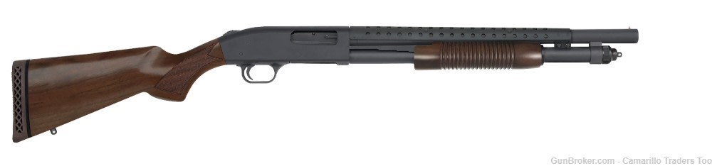 Mossberg 52151 590 Retrograde 12 Gauge 18" 6+1 Tube Magazine Pump Shotgun-img-2