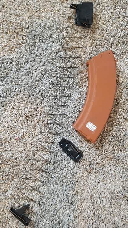 Fakelite 30rd Bulgarian Ak47 magazine 7.62x39mm orange polymer AK-47-img-4