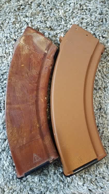 Fakelite 30rd Bulgarian Ak47 magazine 7.62x39mm orange polymer AK-47-img-22
