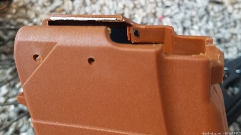 Fakelite 30rd Bulgarian Ak47 magazine 7.62x39mm orange polymer AK-47-img-8