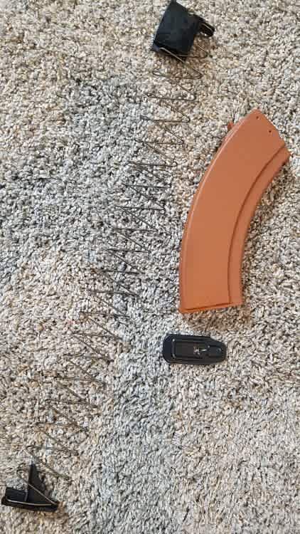 Fakelite 30rd Bulgarian Ak47 magazine 7.62x39mm orange polymer AK-47-img-5