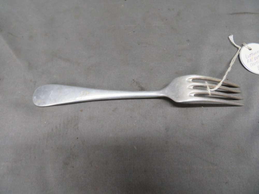WWII GERMAN LUFTWAFFE MESS HALL FORK-CAPTRUED BY 501ST PIR-img-1