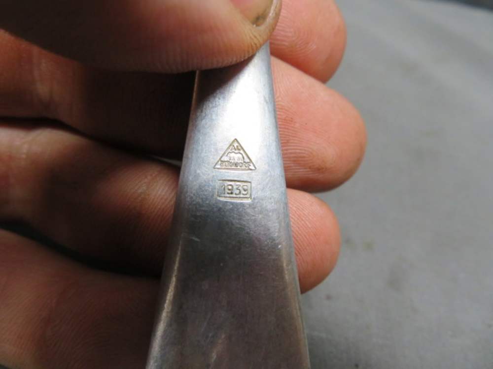 WWII GERMAN LUFTWAFFE MESS HALL FORK-CAPTRUED BY 501ST PIR-img-3