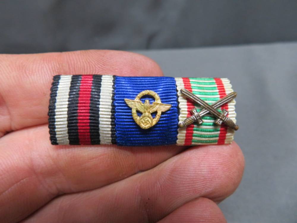 WWII GERMAN RIBBON BAR-VETERAN OF BOTH WORLD WARS-img-0