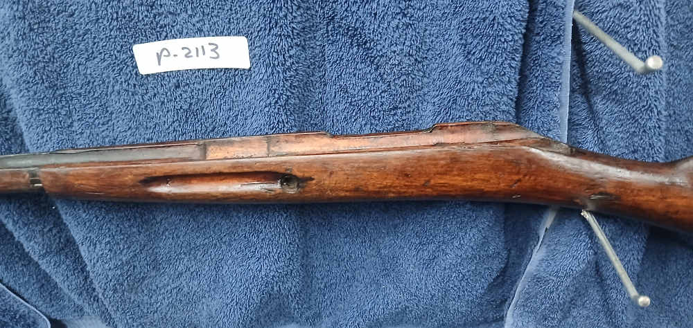 ORIGINAL WW1 7.62X54r RUSSIAN M91 1891 MOSIN NAGANT LONG RIFLE STOCK P-2113-img-10