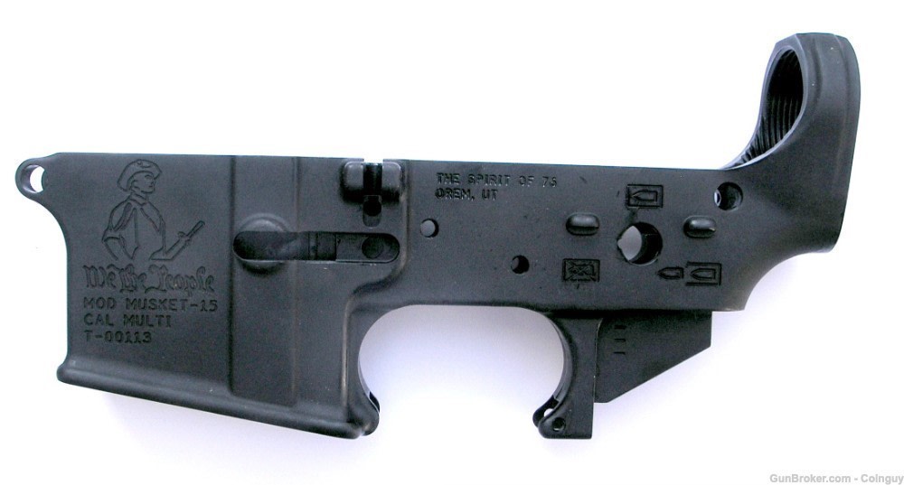 Musket-15 We The People AR-15 Lower M4 Pocket RDIAS FREE Ship-img-5