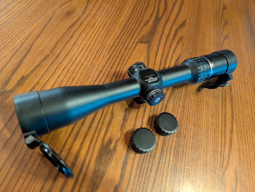 Burris Veracity 200622 2-10x42 rear focal plane scope with box and sunshade-img-13