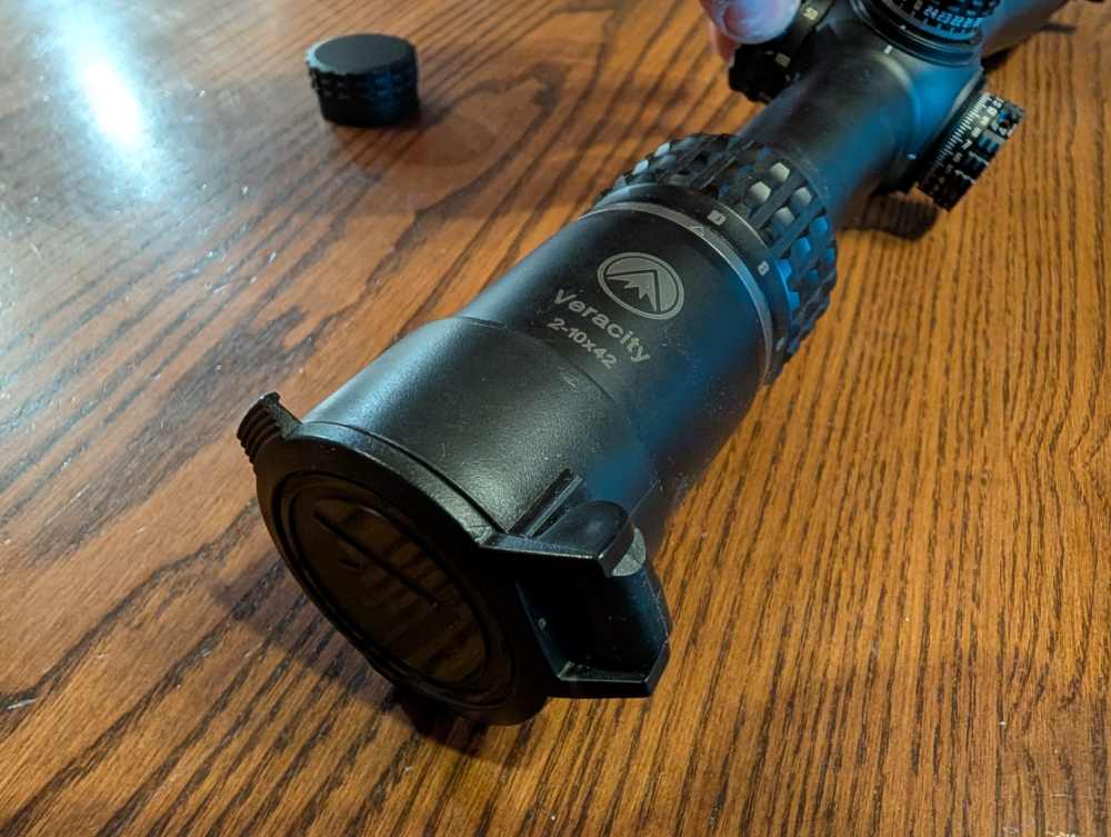 Burris Veracity 200622 2-10x42 rear focal plane scope with box and sunshade-img-15