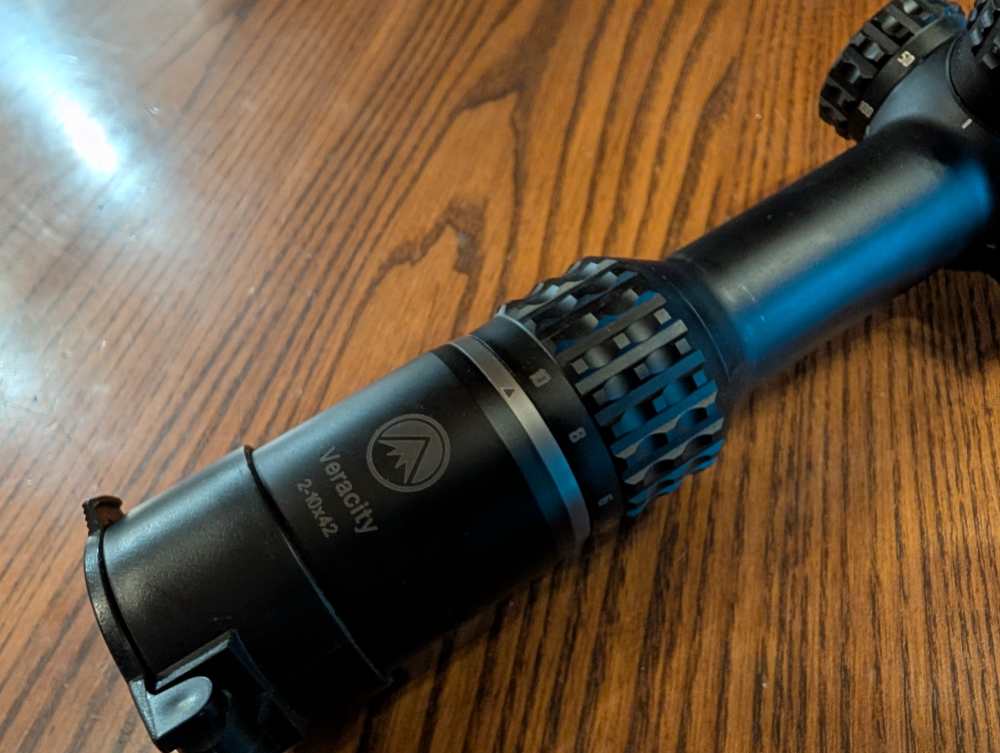 Burris Veracity 200622 2-10x42 rear focal plane scope with box and sunshade-img-7