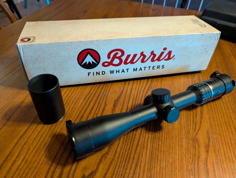 Burris Veracity 200622 2-10x42 rear focal plane scope with box and sunshade-img-0