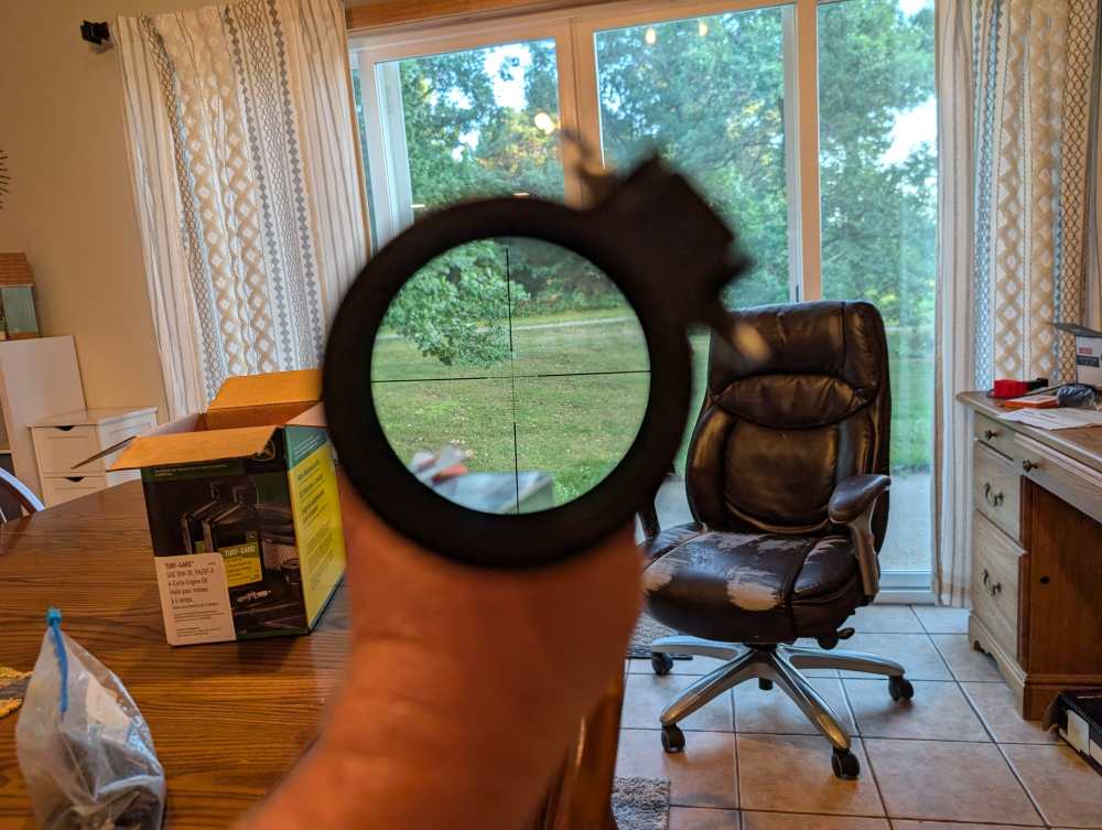 Burris Veracity 200622 2-10x42 rear focal plane scope with box and sunshade-img-17