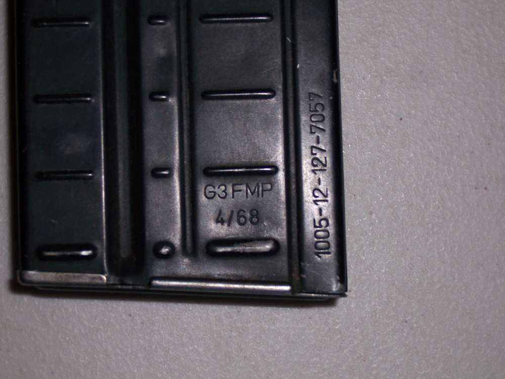 Portuguese G3 magazine 20 rounds marked FMP for g3 HK91 and Cetme 7.62/.308-img-2