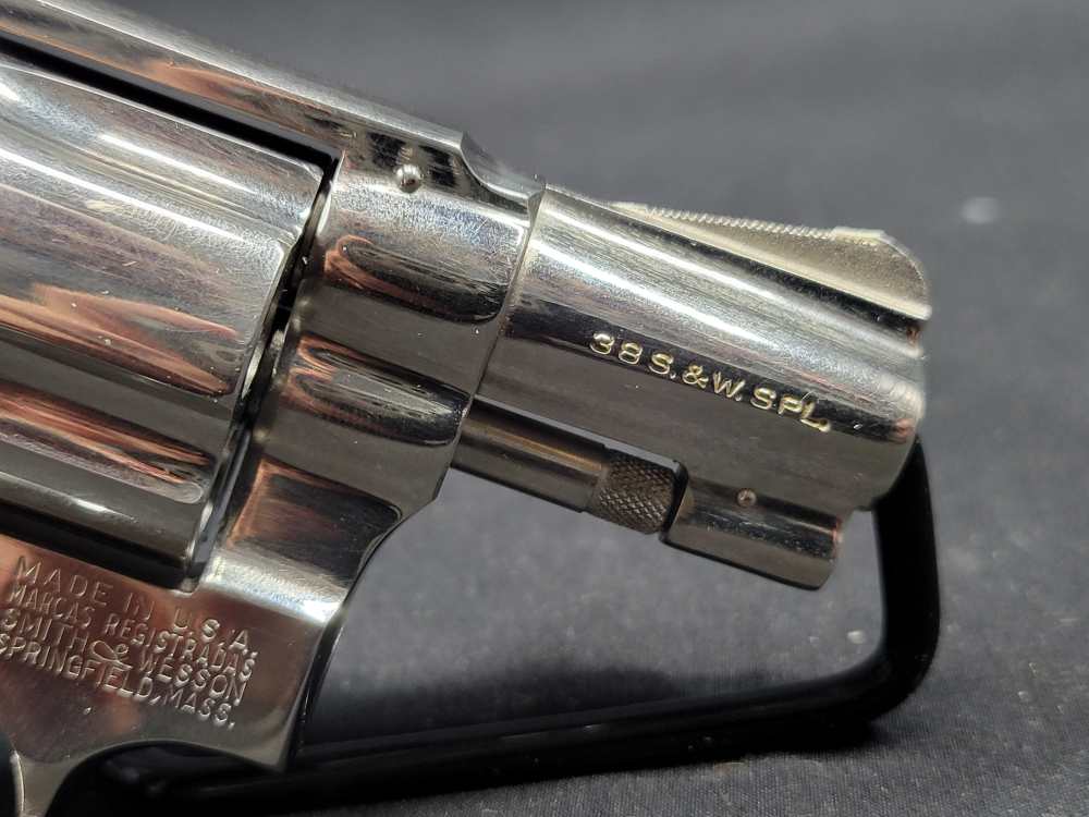 PENNY AUCTION SMITH & WESSON MODEL 36 REVOLVER 38 SPL 5 RDS-img-11