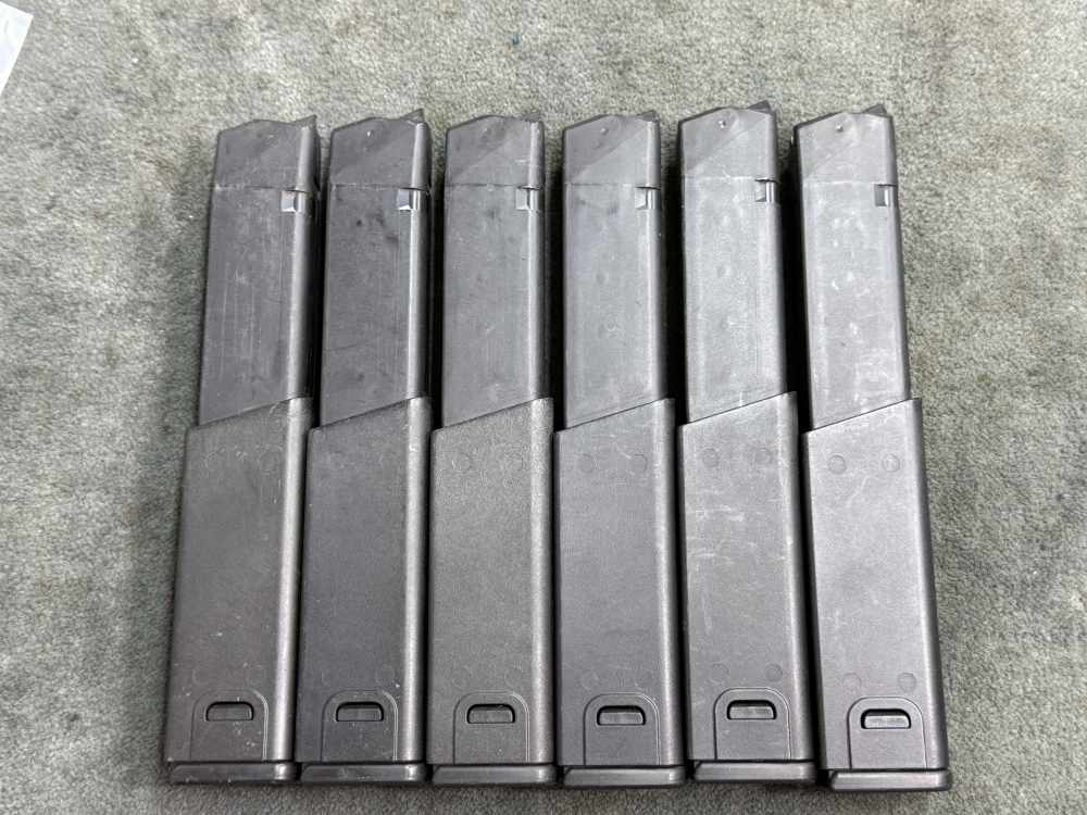 2 Kriss Glock 21 41 SF 30rd Magazines 13rd w/ 17rd Extension 45 ACP Black-img-2