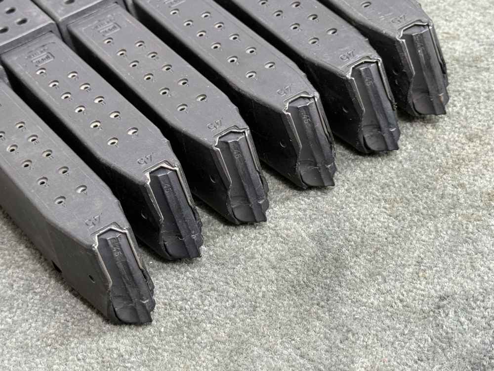 2 Kriss Glock 21 41 SF 30rd Magazines 13rd w/ 17rd Extension 45 ACP Black-img-6