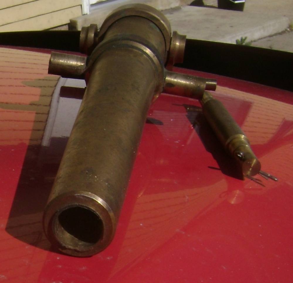 Black Powder Cannon Barrel with Parts. 15" with a 3/4" Bore-img-2