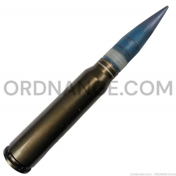 30mm inert Round for GAU-8 Avenger Cannon A-10 Warthog BULLET & SHELL CASE!-img-0