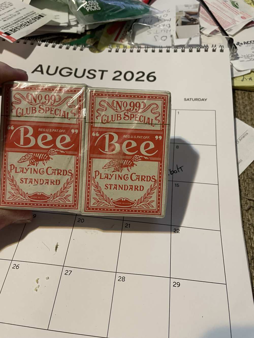 Bee No 99 club special playing cards  Back  special -img-5