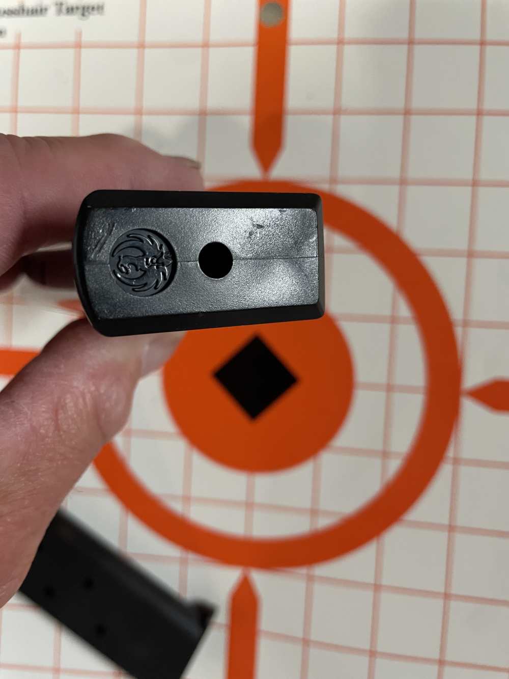 Ruger oem  P series 9 mm clip stainless looks new. 10 rd Lo$ P95 85 87 etc -img-2