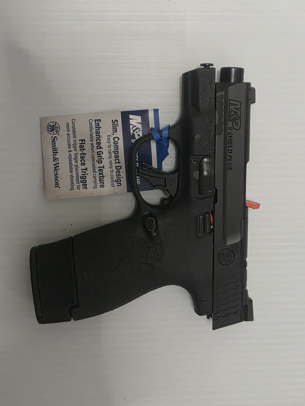Smith & Wesson M&P Shield Plus 3.1" 9mm (1)15rd, (1) 13rd, (1) 10rd Optics -img-1