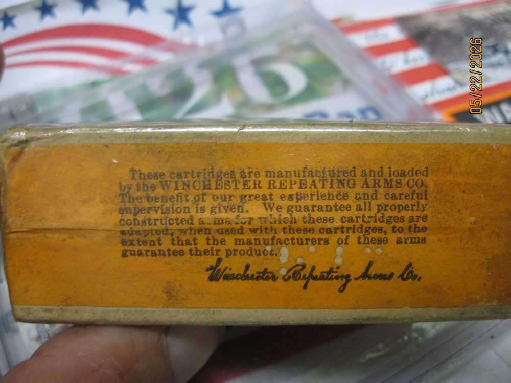 EX Scarce pre-1900 32 S&W Long Rifle 50 rd Sealed Orig WRA Collectible Ammo-img-4