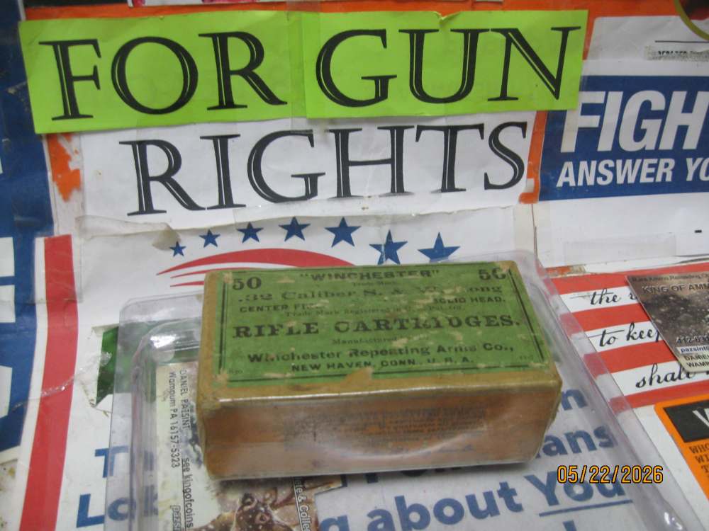EX Scarce pre-1900 32 S&W Long Rifle 50 rd Sealed Orig WRA Collectible Ammo-img-0