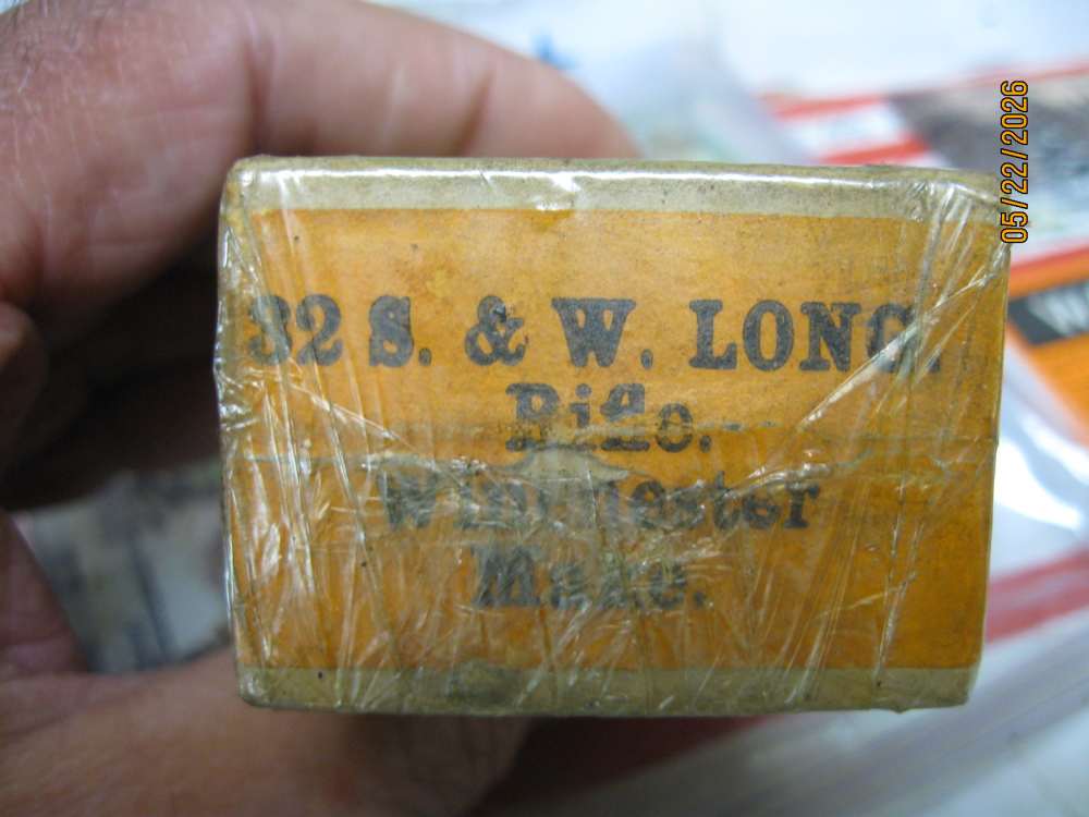 EX Scarce pre-1900 32 S&W Long Rifle 50 rd Sealed Orig WRA Collectible Ammo-img-2