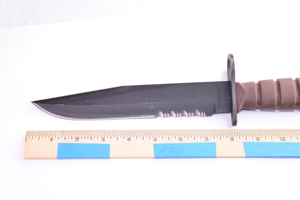 RaRe Ontario COMBAT USMC OKC  M9 3S Bayo Bayonet Knife for Colt AR15 Rifle-img-7