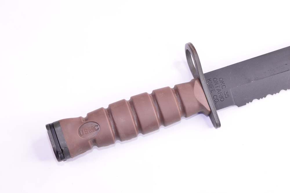RaRe Ontario COMBAT USMC OKC  M9 3S Bayo Bayonet Knife for Colt AR15 Rifle-img-6