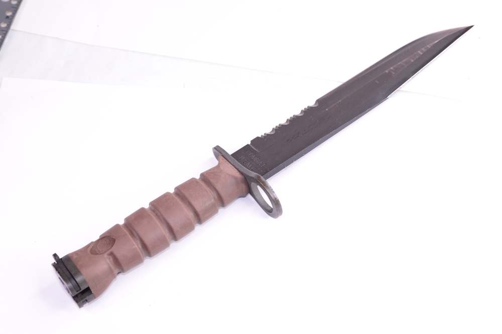 RaRe Ontario COMBAT USMC OKC  M9 3S Bayo Bayonet Knife for Colt AR15 Rifle-img-9