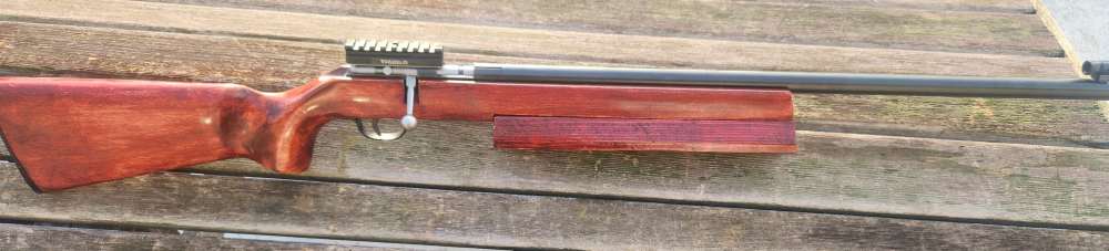 Savage Anschutz Mark 12 MK12 .22 LR BENCH REST STOCK W/ scope mount-img-2