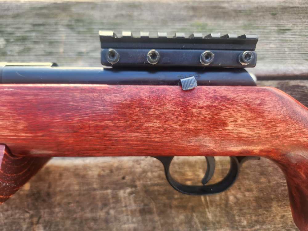 Savage Anschutz Mark 12 MK12 .22 LR BENCH REST STOCK W/ scope mount-img-11