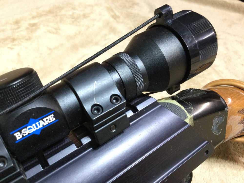 MOSSBERG MODEL 500A PUMP SHOTGUN in 12 Ga. W/B-SQUARE SCOPE-img-44