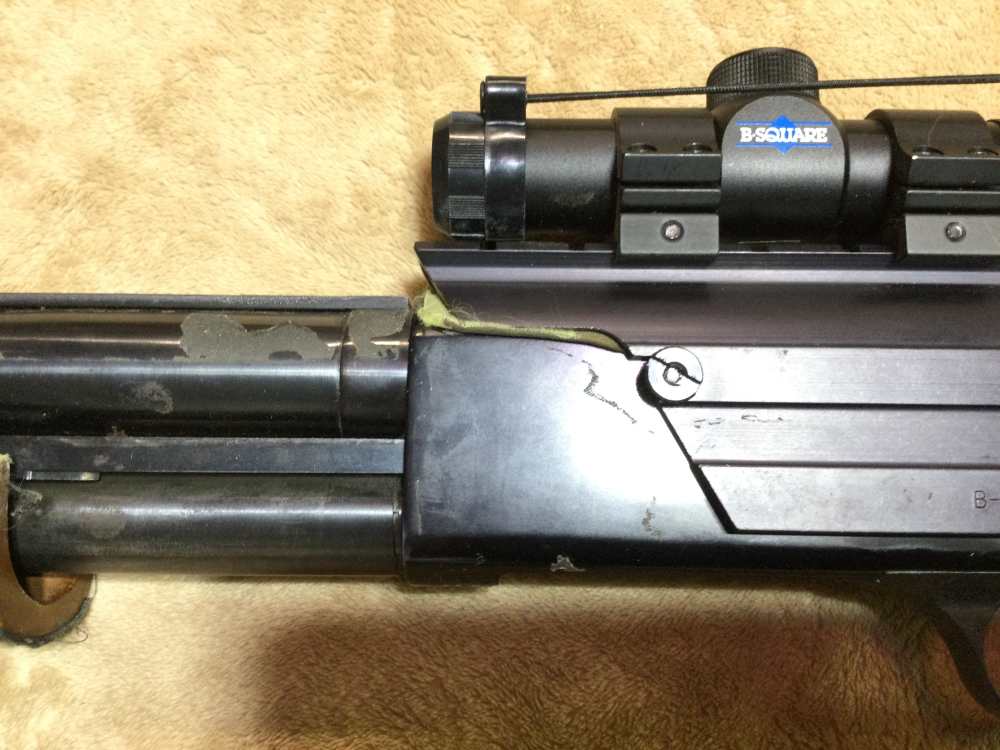 MOSSBERG MODEL 500A PUMP SHOTGUN in 12 Ga. W/B-SQUARE SCOPE-img-6