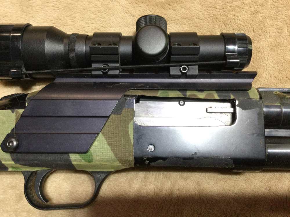 MOSSBERG MODEL 500A PUMP SHOTGUN in 12 Ga. W/B-SQUARE SCOPE-img-18
