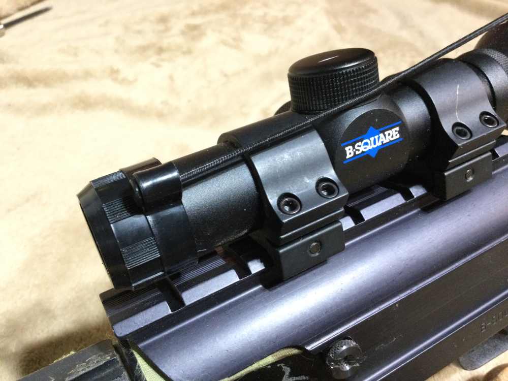 MOSSBERG MODEL 500A PUMP SHOTGUN in 12 Ga. W/B-SQUARE SCOPE-img-43