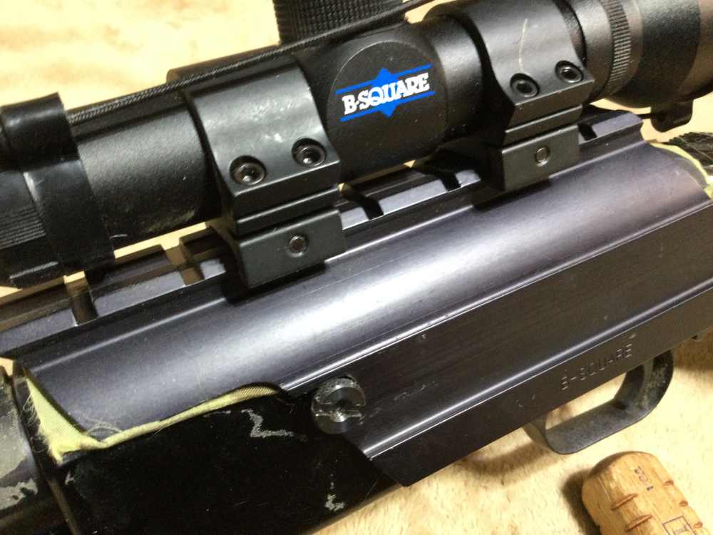MOSSBERG MODEL 500A PUMP SHOTGUN in 12 Ga. W/B-SQUARE SCOPE-img-45