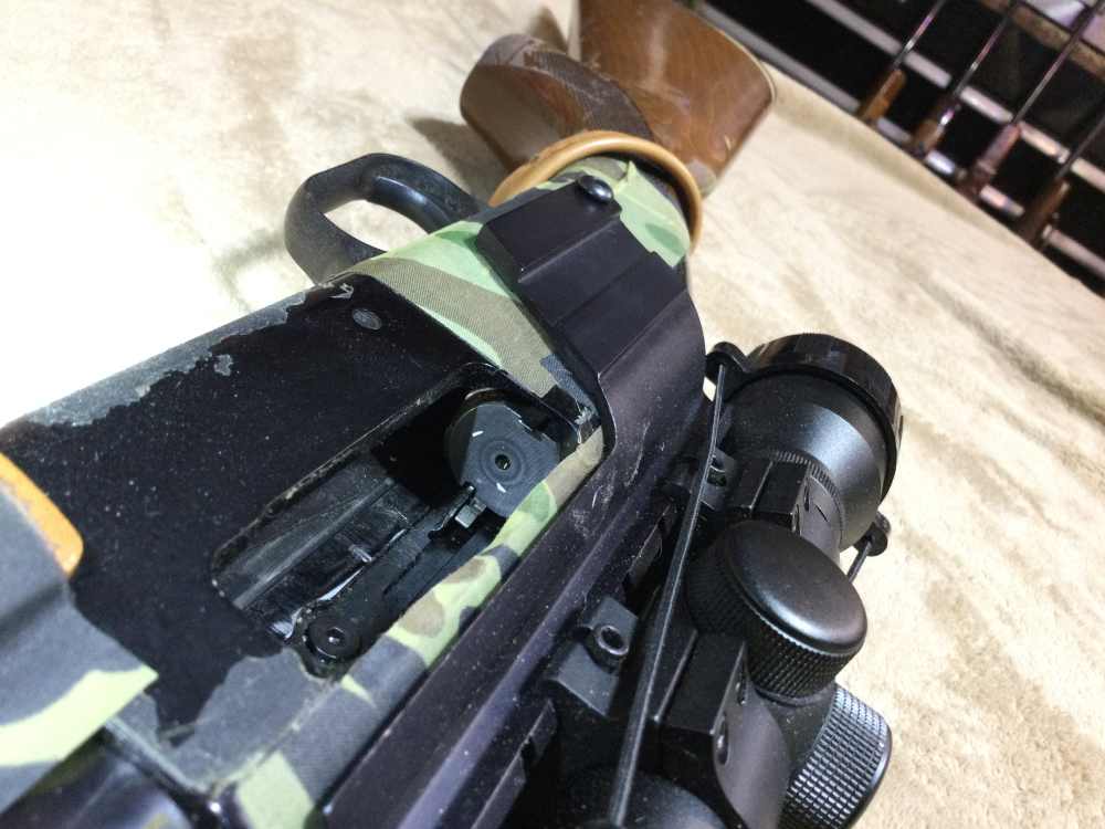 MOSSBERG MODEL 500A PUMP SHOTGUN in 12 Ga. W/B-SQUARE SCOPE-img-49