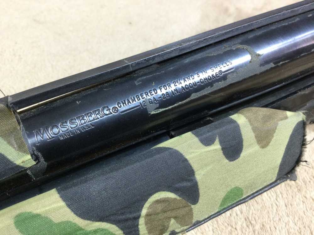 MOSSBERG MODEL 500A PUMP SHOTGUN in 12 Ga. W/B-SQUARE SCOPE-img-42