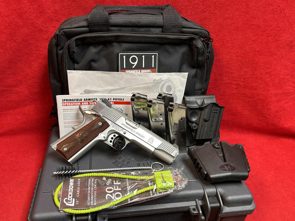 Springfield 1911 Loaded Operator, .45 ACP, 5 Mags, CA Compliant-img-0