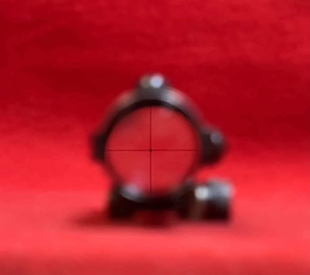 Vintage B. Nickel 1x Pistol Scope, LER, Crosshair/Dot, Rings-img-4
