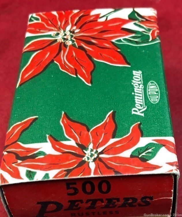 2- Vintage Remington Christmas Ammo Sleeves 22 Sh.&20 Ga-img-2