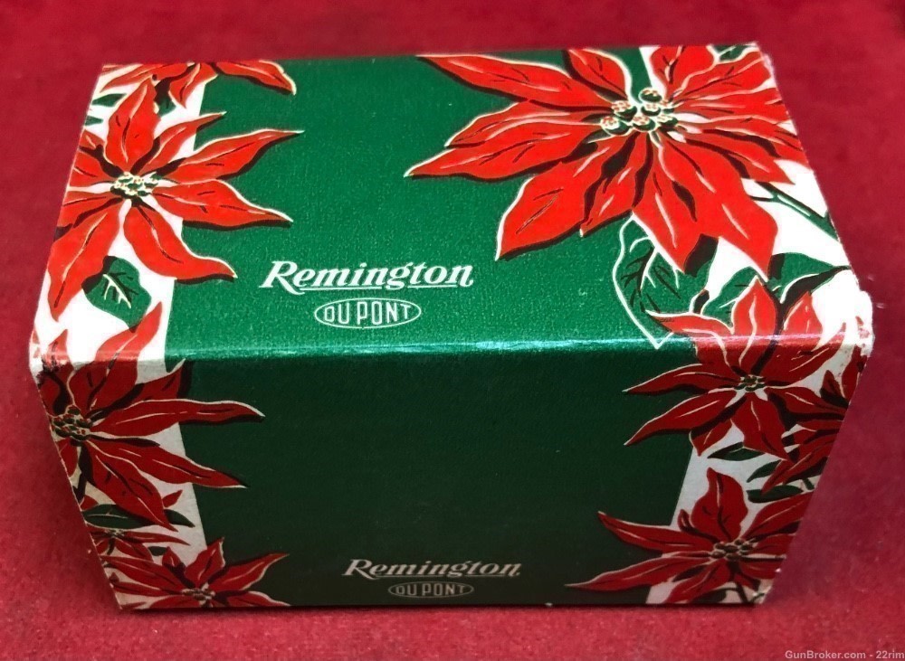 2- Vintage Remington Christmas Ammo Sleeves 22 Sh.&20 Ga-img-3