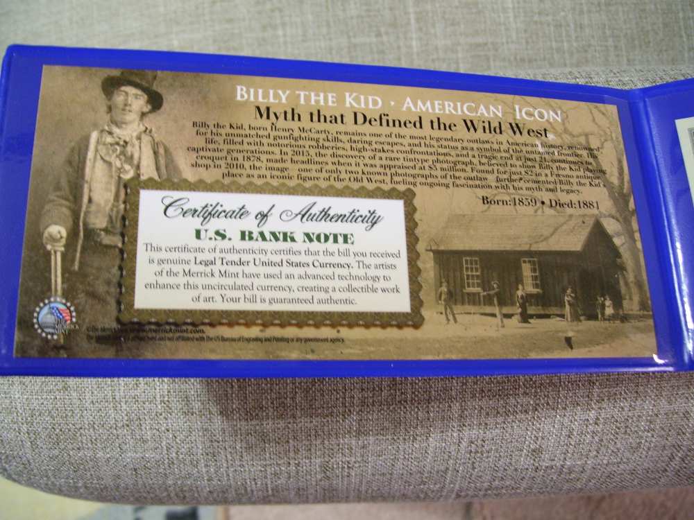 Billy The Kid Two Dollar Bill-img-1