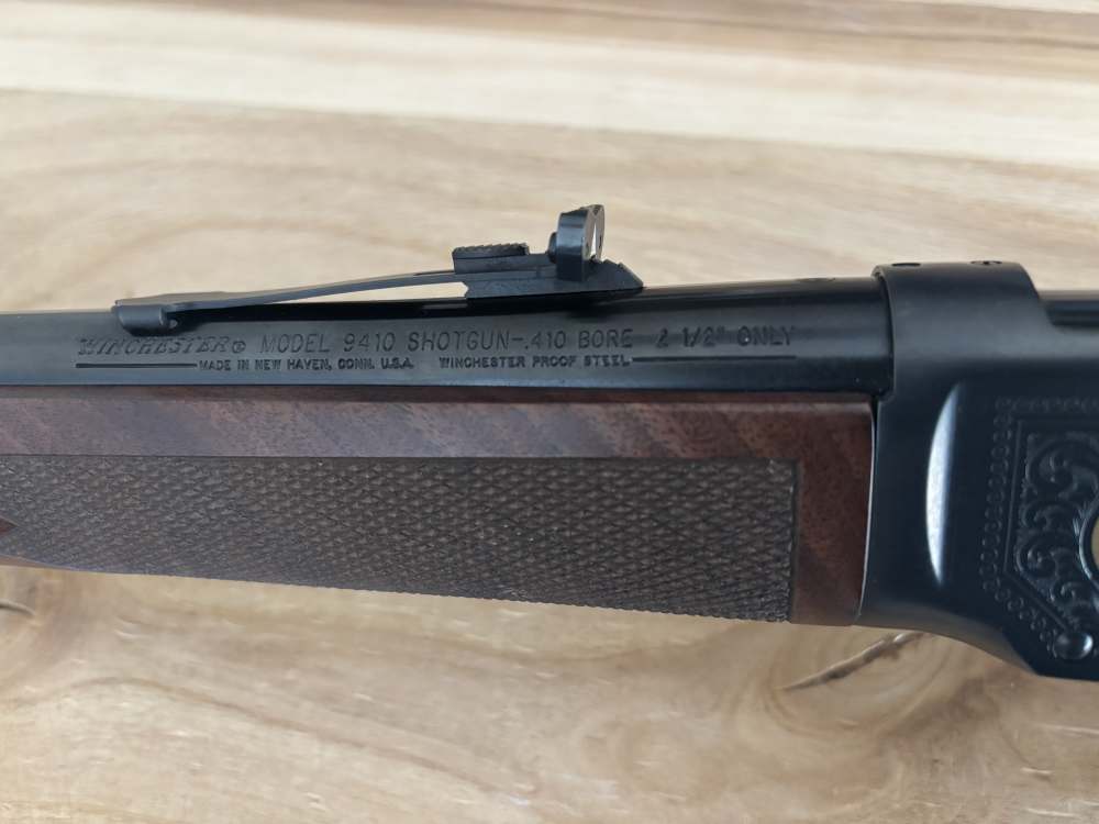 Winchester 9410 lever action shotgun 410 gauge HI GRADE gold ENGRAVED 24" -img-13