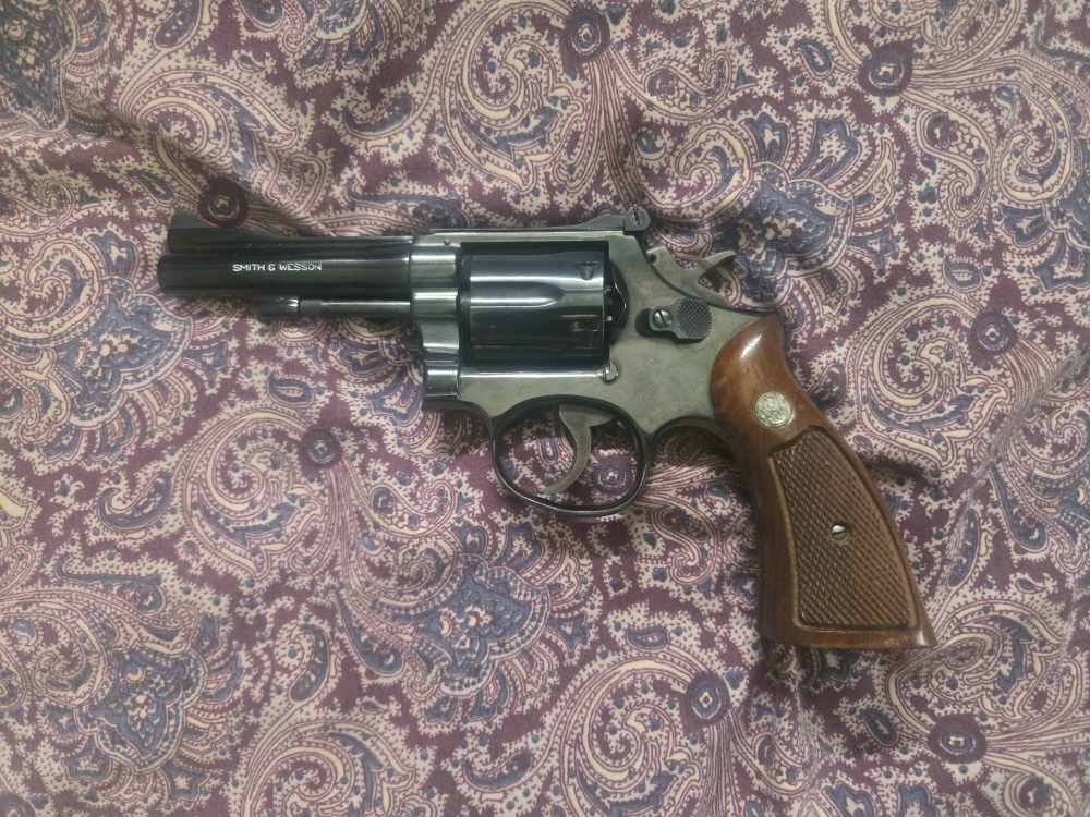 Smith & Wesson Pinned Pre-Lock 15-3 4" .38 Special Very Good-img-0