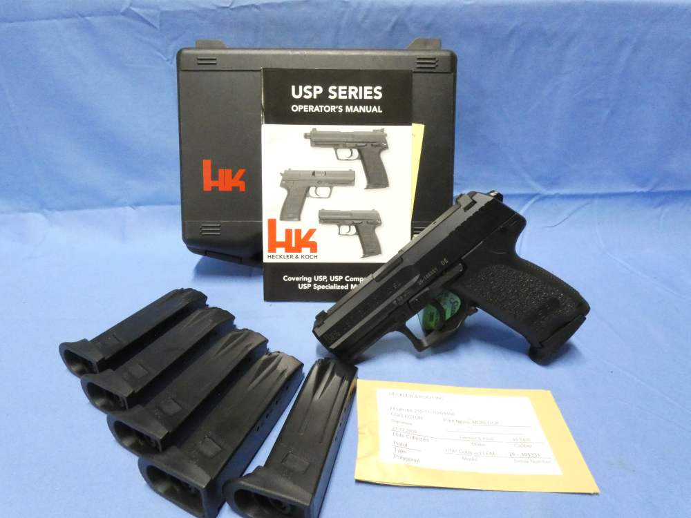 H&K HECKLER & KOCH USP40C COMPACT LAW ENFORCEMENT MOD .40S&W 3.5" 6-MAGS-img-0