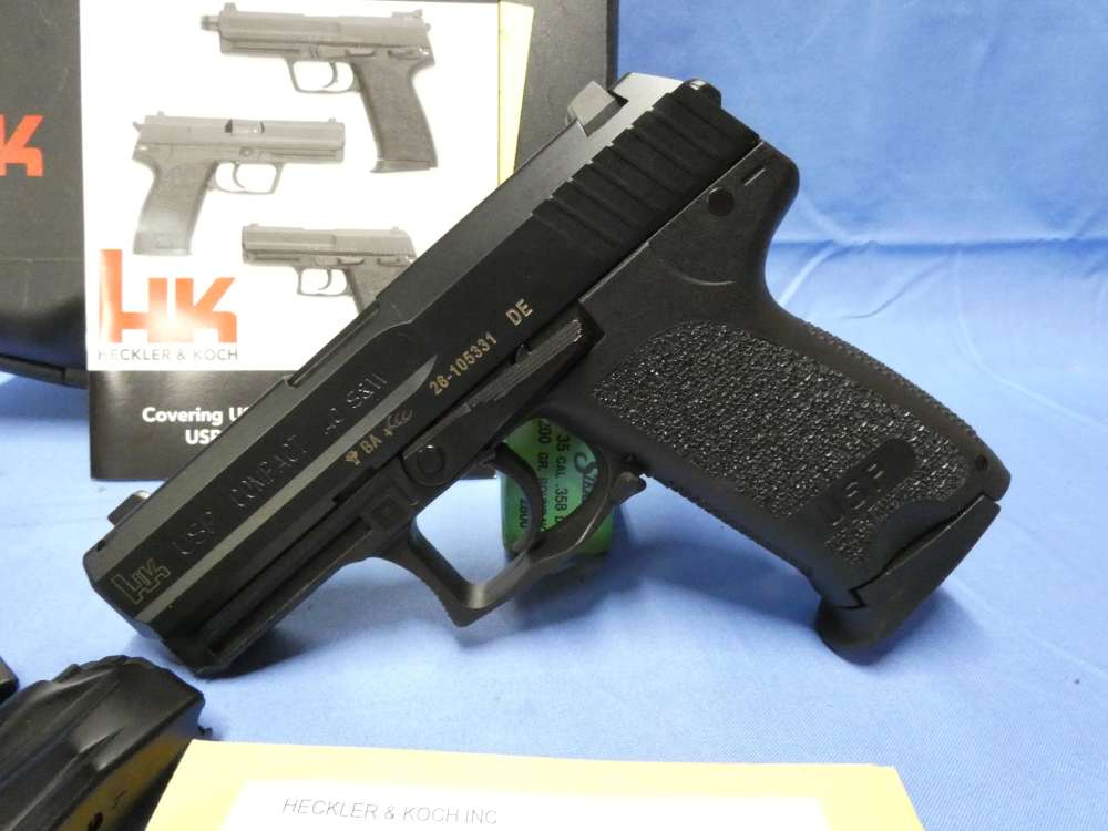 H&K HECKLER & KOCH USP40C COMPACT LAW ENFORCEMENT MOD .40S&W 3.5" 6-MAGS-img-1