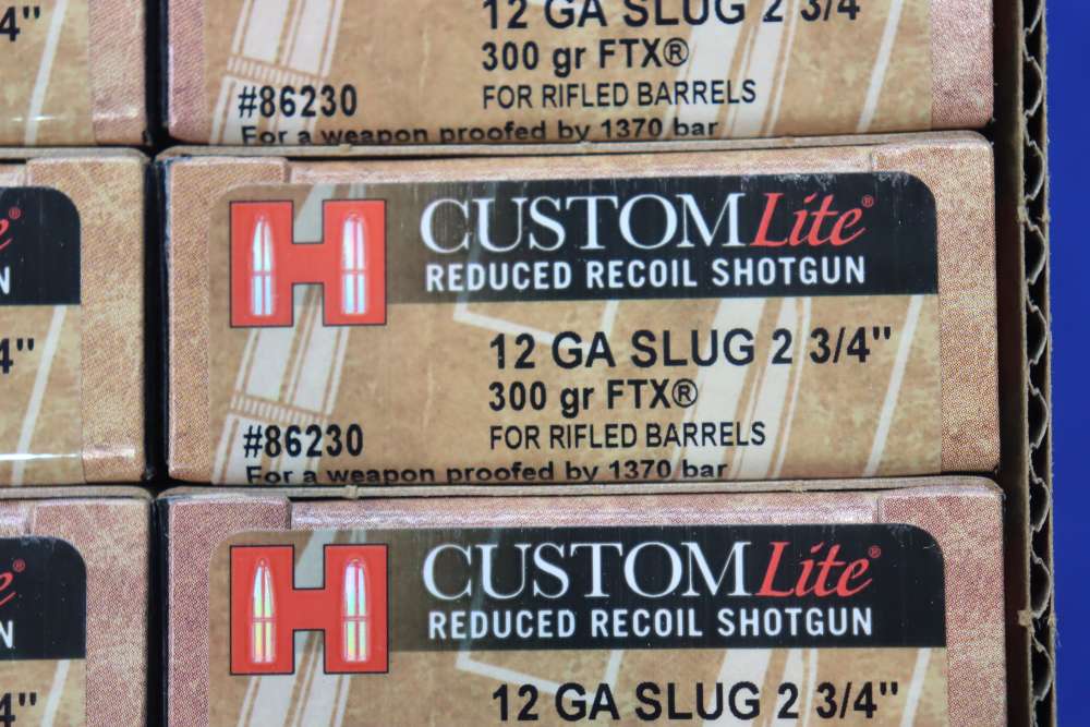 Hornady Custom Lite 12GA SLUG Shotshell 100RD Ammo Case 300GR SST 86230 NEW-img-3